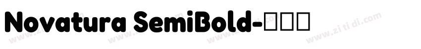 Novatura SemiBold字体转换